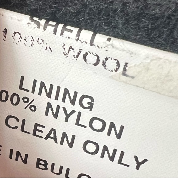 Newport News Women’s Vintage Grey Charcoal Wool Blazer Size 14 - Picture 3 of 4